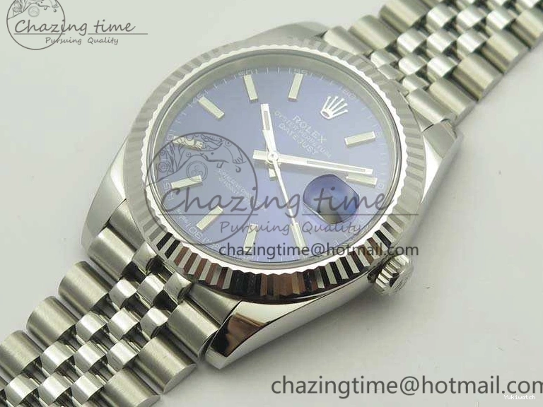 Stick Blue On Best 1:1 126334 REF SS DateJust Version Bracelet Markers New Jubilee A3235 Dial Edition 0301